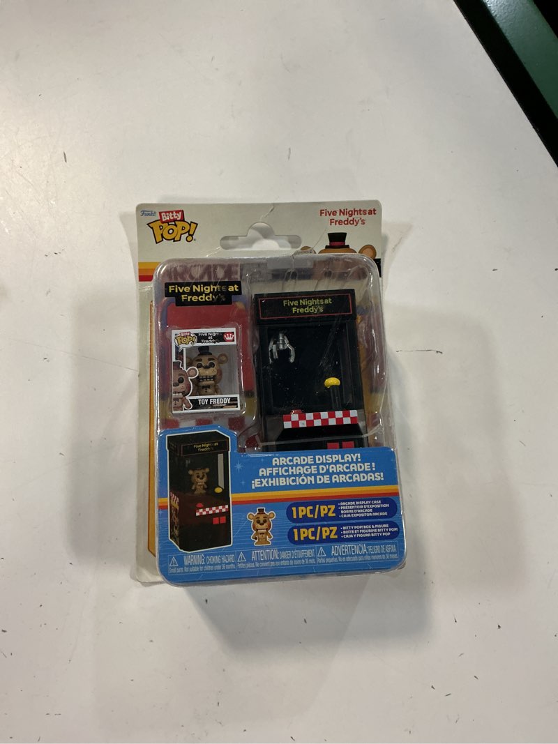 Condition photo showing New/Like New for funko bitty pop! arcade: five nights at freddy's (fnaf) - freddy | official video games merch - collectable toy - birthday gift idea for fans and collectors