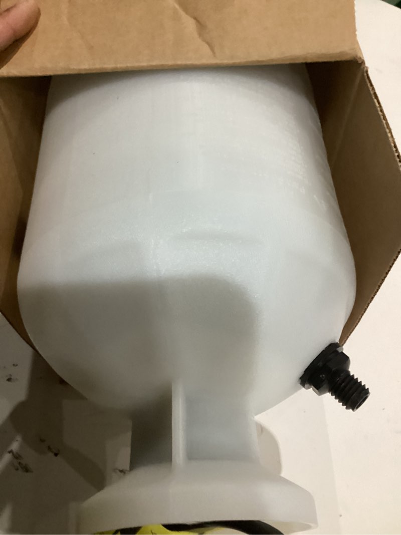 Condition photo showing As Is for Chapin 20005 Pump Sprayer, 2?Gallon, Lawn & Garden, Translucent Poly Tank, Funnel?Top, SureSpray Anti?Clog Filter, Adjustable Cone Nozzle & 34" Hose for Fertilizer, Weed & Pest Application 2-Gallon Sprayer