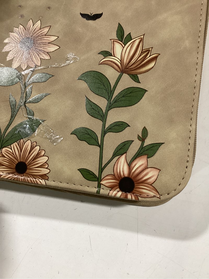 Condition photo showing Good Condition for bible cover case, premium, leather carrying case with handle&zippered pocket for standard size and bible accessories, large bible bag, ideal gift for women men lady girls brown large