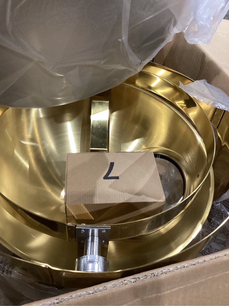 Condition photo showing Good Condition for rovsun 6 qt chafing dishes for buffet, roll top chafing dish buffet set, stainless steel buffet warmer chafers and buffet warmers sets for catering events parties weddings dinners,gold 1