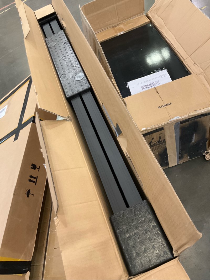 Condition photo showing As Is for n-type 16bb 400w bifacial solar panel, 2pcs 200 watt solar panel 12v, 25% high efficiency, dual-module parallel anti-shade design, for rv van marine home rooftop off-grid systems (2 pack 200w) 200w 2-pack black