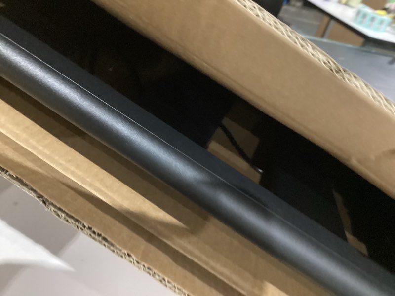 Condition photo showing As Is for Freestanding Towel Warmer – 5-Bar Heated Towel Rack with Timer & Adjustable Temperature, Automatic Shut-Off,Space Aluminum,Fast Heating in About 10 Minutes for Bathroom & Spa,Matte Black Black Freestanding 5-Bars