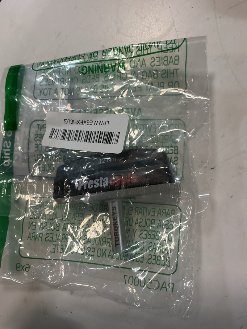 Condition photo showing New/Like New for prestacycle pro torqkeys 12nm t-handle torque limiting tool – torque wrench bit with ergonomic low-profile grip, magnetic 1/4" hex bit retention, durable zinc shaft