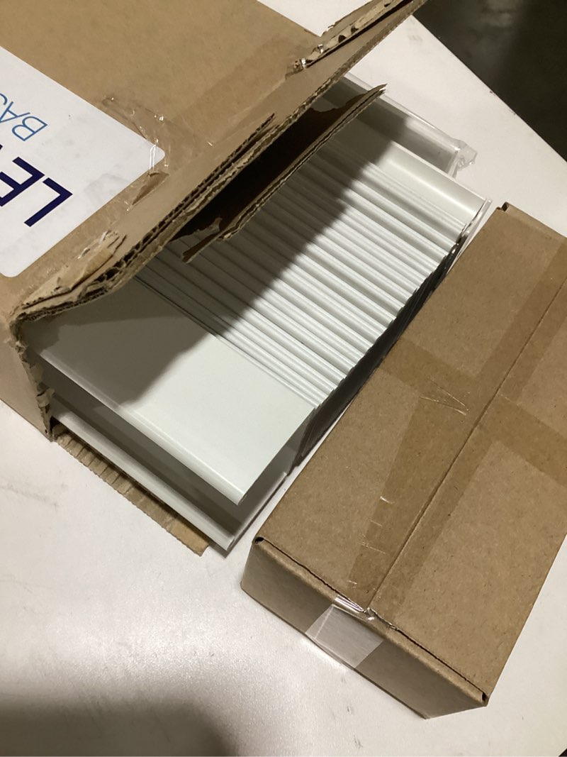 Condition photo showing Good Condition for LEVOLOR Basics Cordless Light Filtering Faux Wood Blinds, Easy to Install 2” Blinds for Windows, Timeless Look, Fits up to 23” Width and 64” Length, Home Solution for Any Space or Room 23"W x 64"H