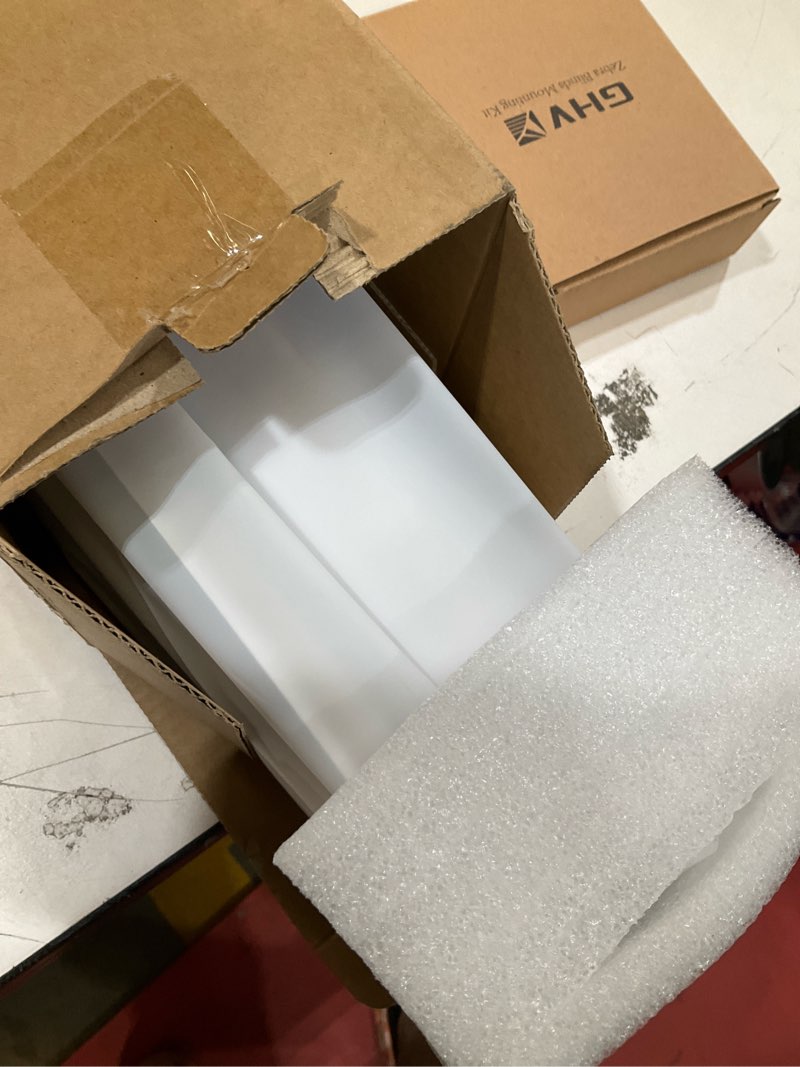 Condition photo showing Good Condition for ghv cordless zebra blinds for windows free-stop shades light filtering dual layer light control for day and night (white, 32 in (w) x 64 in (h)) white 32 in (w) x 64 in (h)