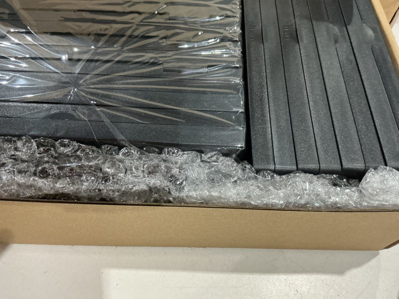 Condition photo showing Good Condition for harloon 12 pcs 3d floating display case floating frame display holder stand challenge coin jewelry frame box for aa medallions fossil rock gemstones specimen(black,7 x 2.8 x 0.8 inch,square base) black 7 x 2.8 x 0.8 inch square base