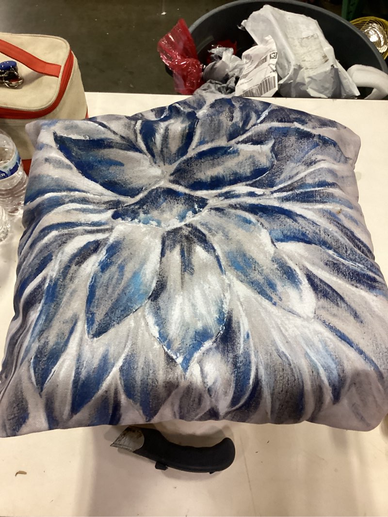 Floral Square Throw Pillow Cover