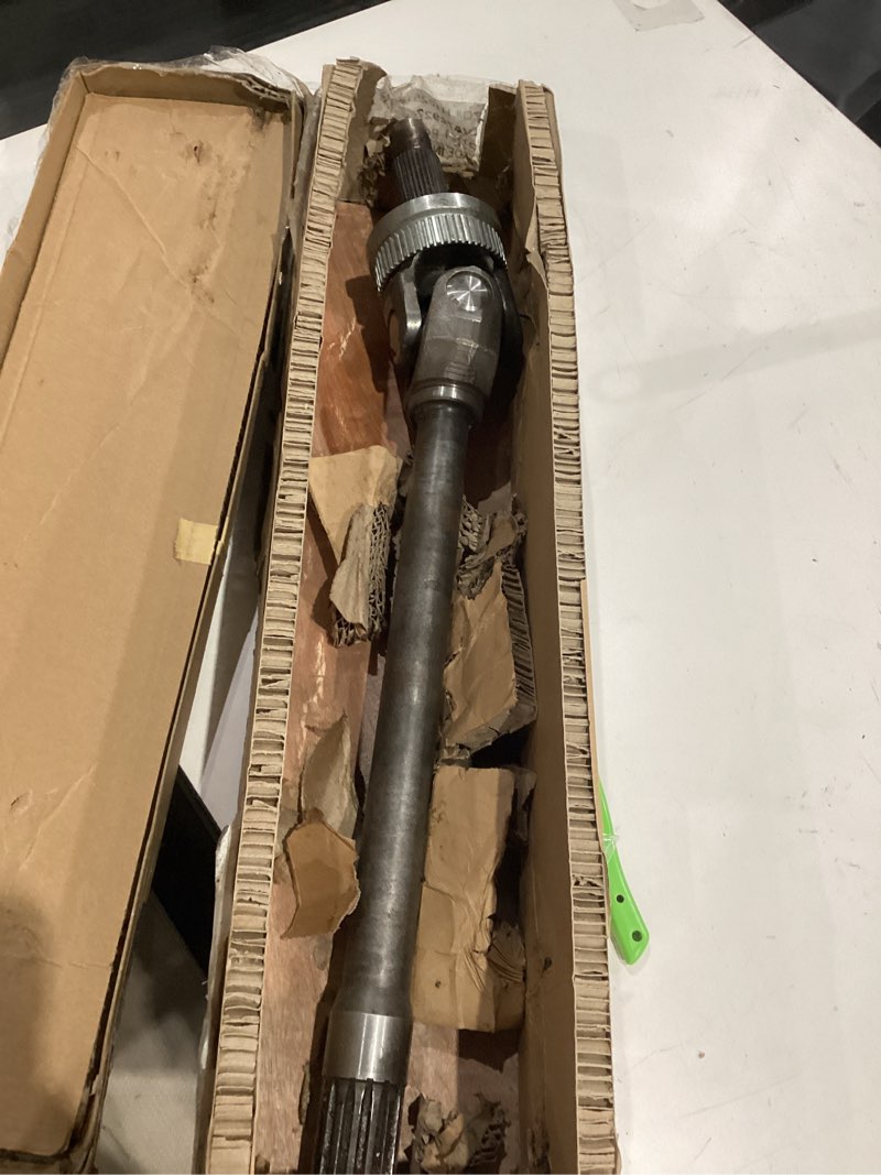 Condition photo showing As Is for cv axle shaft frontleft driver side