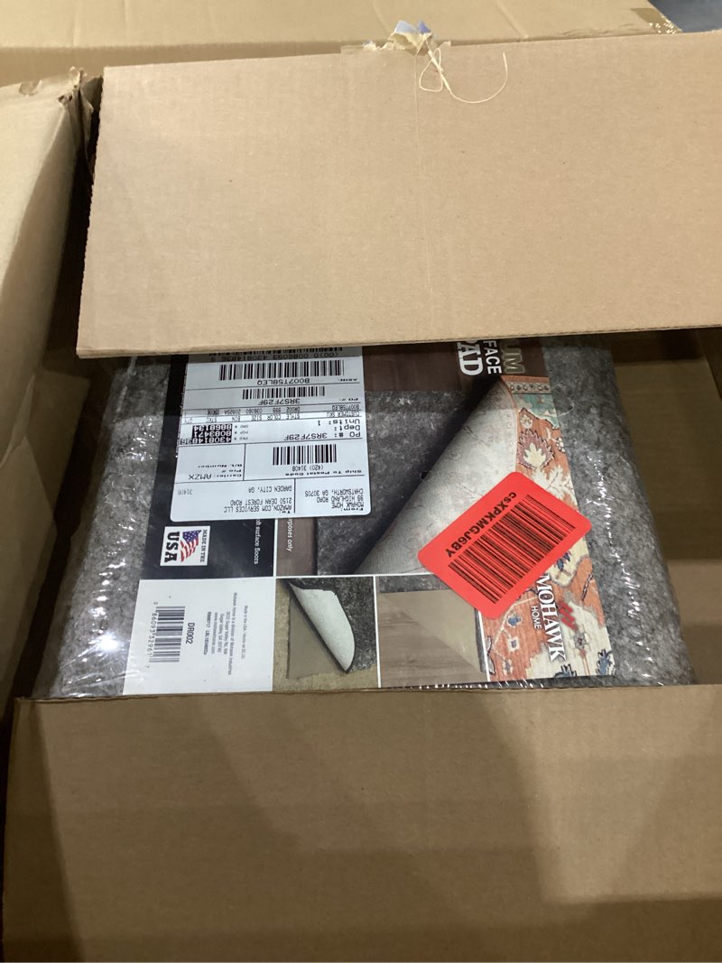 Condition photo showing New/Like New for Mohawk Home 3' x 5' Non Slip Rug Pad Gripper 1/4 Thick Dual Surface Felt + Rubber Gripper - Safe for All Floors 1/4 Inch Dual Surface Rug Pad 3' x 5' (Rectangular)