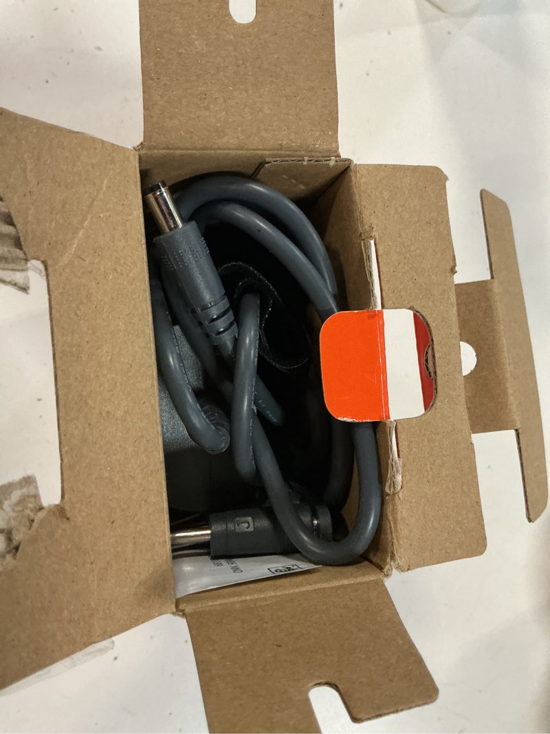 Condition photo showing As Is for onn 90w laptop charger with 10 interchangeable tips, 10 ft power cord for hp, dell, lenovo, laptop