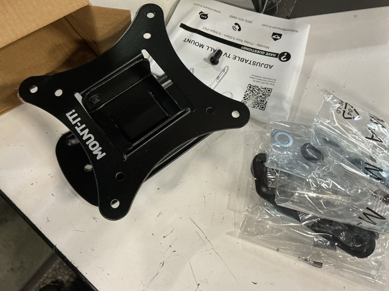Condition photo showing As Is for tv wall mount for small to mid size tvs, fits 32 to 50 inch screens