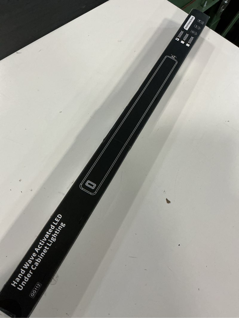 Condition photo showing New/Like New for MYPLUS 24 Inch Under Cabinet Lights with Hand Wave, Under Counter Lighting 3000K Warm White,Dimmable,Plug and Play,LED Lights for Kitchen Cabinet, Cupboard, Closet, Desk 3000K-Warm White 24inch-1Pack