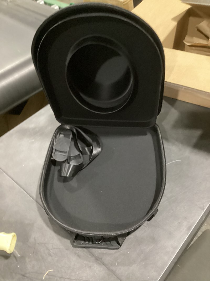 Condition photo showing Good Condition for cowboy hat travel case, crush-proof hat storage bag with custom insert, multi-way carry (backpack/shoulder bag), waterproof eva hat box for men & women, black