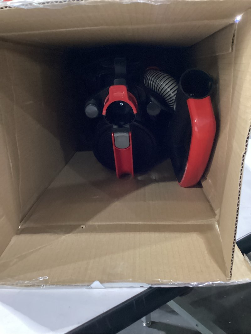 Condition photo showing As Is for USED NOT TESTED Bissell CleanView Compact Upright Vacuum, Fits in Dorm Rooms & Apartments, Lightweight with Powerful Suction and Removable Extension Wand, 3508