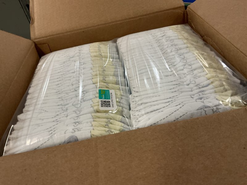 Condition photo showing New/Like New for pampers swaddlers diapers, size 1 (8-14 lbs), 198 count, absorbent, keeps baby dry and comfortable, skin safe disposable baby diaper (packaging may vary)