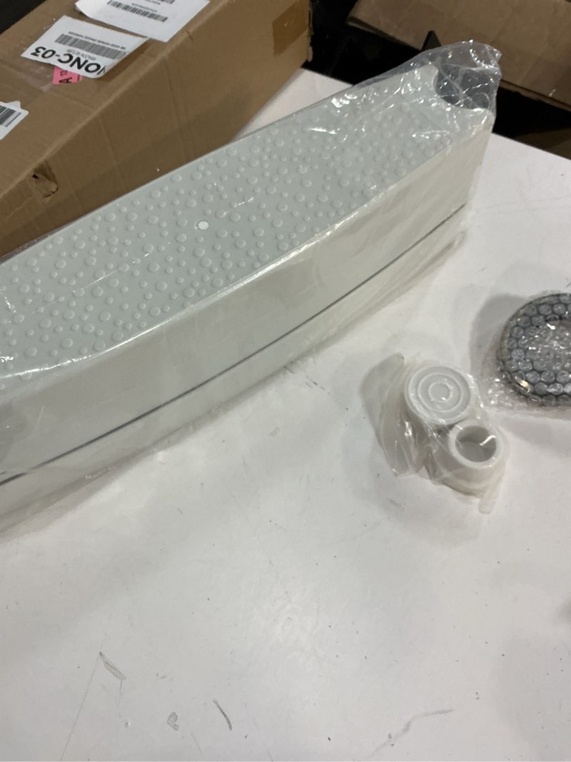 Condition photo showing Good Condition for Goovilla Pool Ladder Steps Replacement, (3-Pack) 18" Universal Heavy-Duty Molded Plastic Swimming Pool Ladder Rung Step with 6 PCS Stainless Steel Bolts for Inground and Above Ground Pools, White