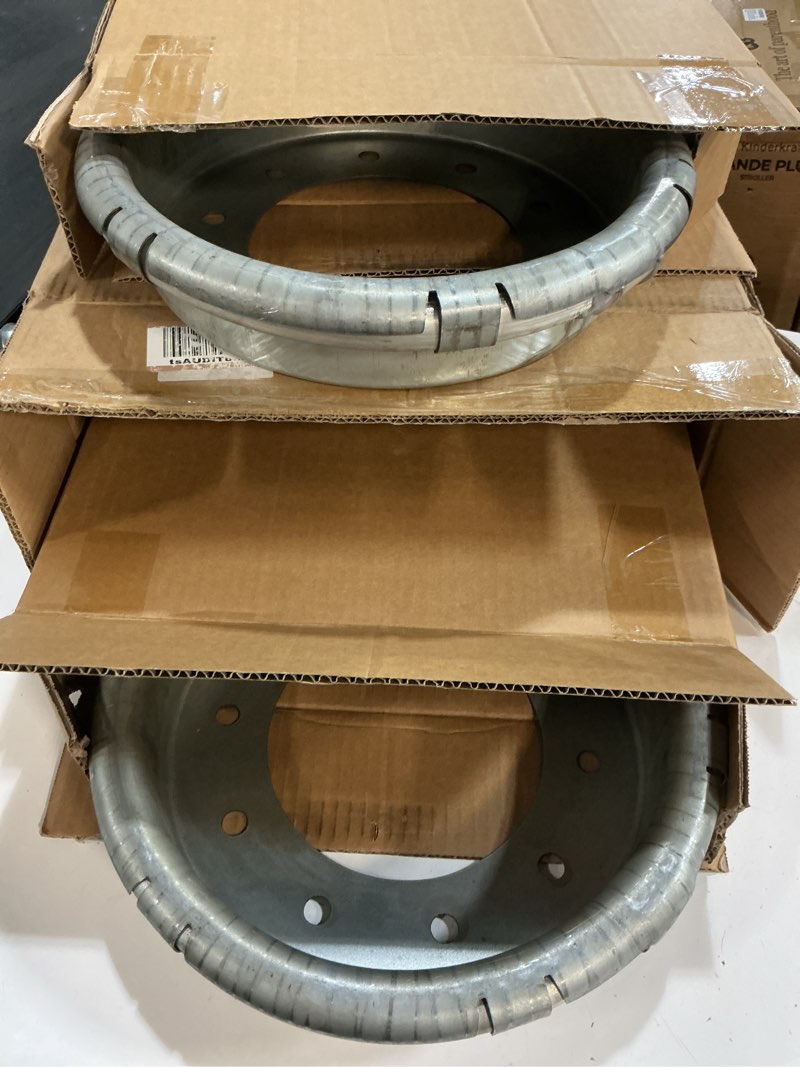 Condition photo showing Good Condition for 400-422 wheel balancers for 19.5” wheels compatible with ford f-450/f-550 (2005+), automatic steer wheel aluminum balancers for light duty truck 400422 wheel balancers