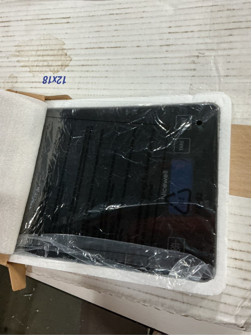Condition photo showing Good Condition for Nicewell Food Scale Digital Weight Grams and oz, 22lb Kitchen Scale for Cooking Baking, 1g/0.1oz Precise Graduation, Sleek Tempered Glass Platform (Black)