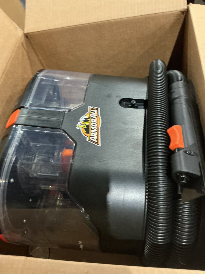 Condition photo showing As Is for armor all sca702 901 7 amp portable spot cleaner for car cleaning, carpet and upholstery stain removal