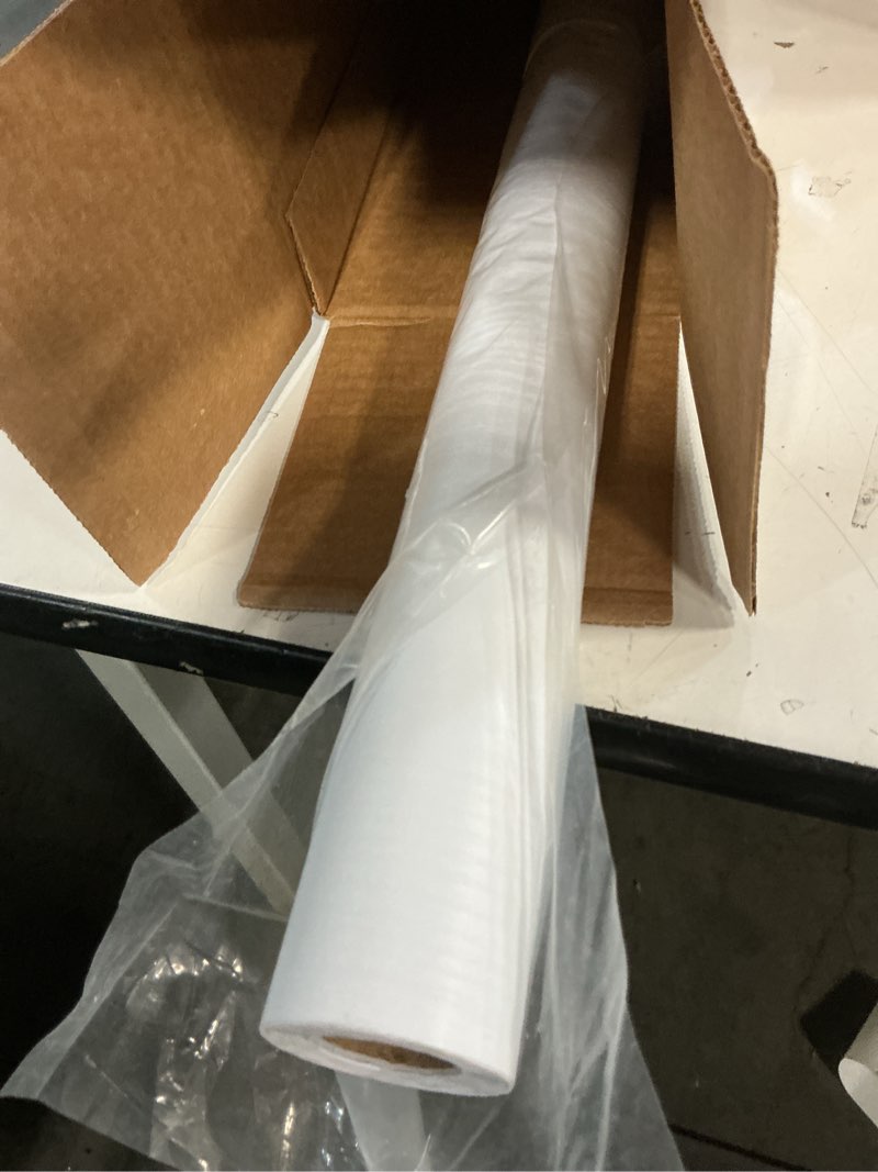 Condition photo showing Good Condition for seonta White Contact Paper 24"x200" Wood Peel and Stick Wallpaper Waterproof Removable Self Adhesive Wall Paper Cover Wood Vinyl Wrap for Countertop Desk Table Cabinets 200" x 24" white wood