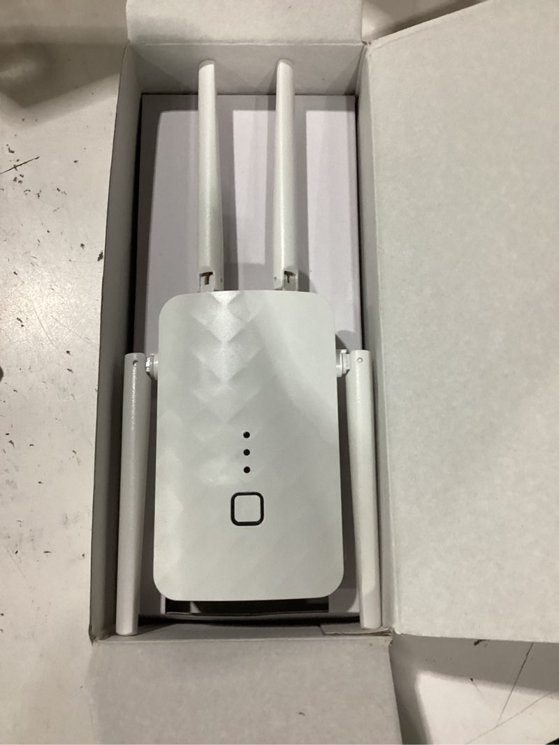 Condition photo showing Good Condition for wifi extender signal booster for home: internet repeater range covers up to 9995 sq.ft and 45+ devices (white)