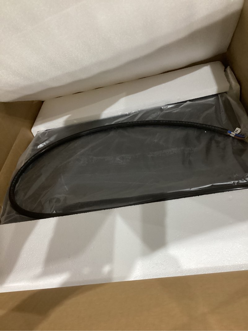 Condition photo showing As Is for Electric Cooktop 24 Inch 220-240V, Built-in Ceramic Cooktop, Radiant Electric Stove Top with Safety Lock, Timer & Glass Protection Metal Frame, Over-Temperature Protection, Hard Wire(No Plug) 24 Inch-4 Burner