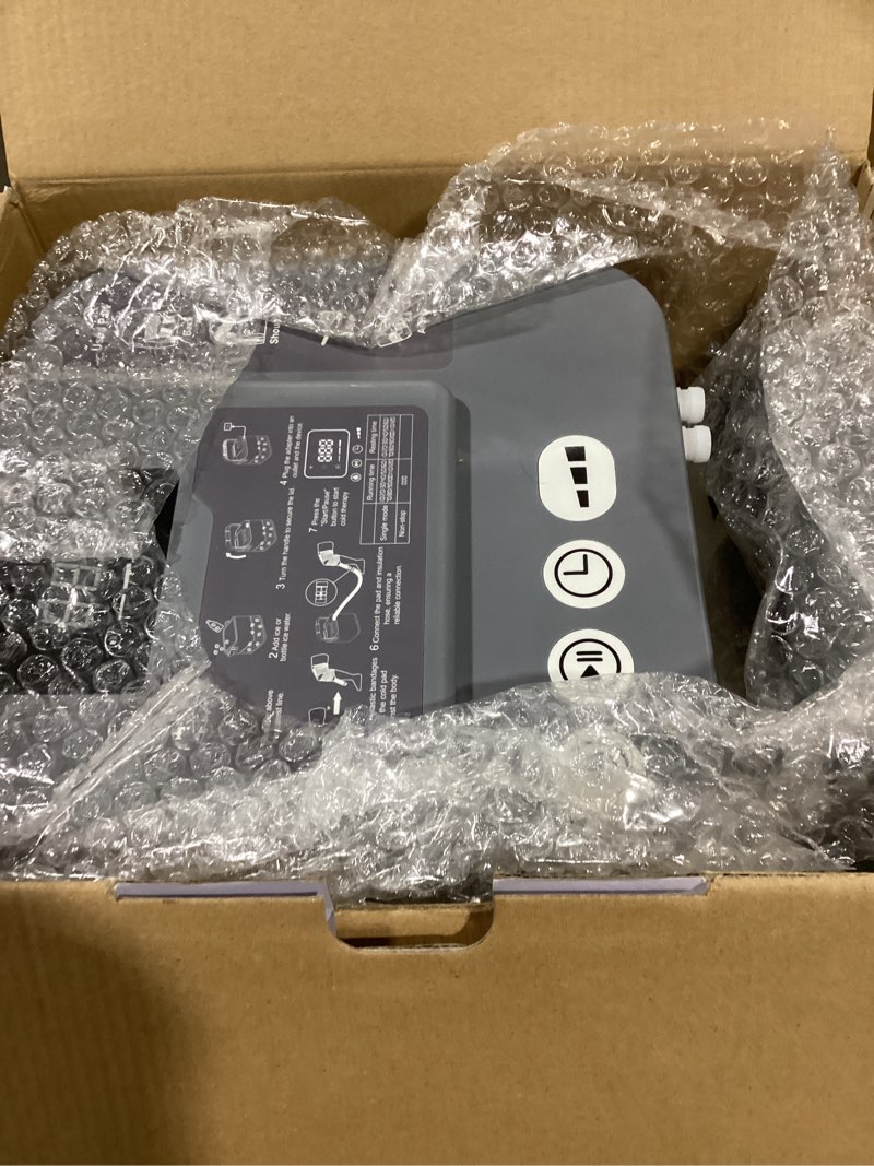 Condition photo showing As Is for Cold Therapy Machine,Programmable Timer Knee Ice Machine with Silent Pump,Knee Replacement System for Cryotherapy Pain Sports Injuries,Ice Therapy Ankle/Leg/Shoulder/Back/Hip