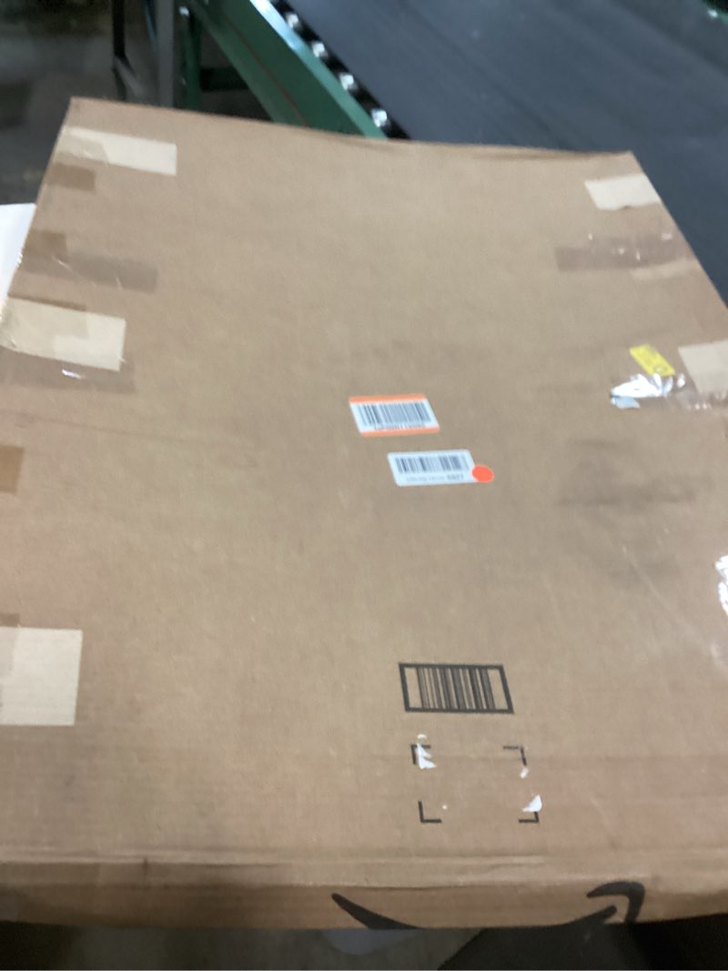 Condition photo showing As Is for Safety 1st Easy Install Walk Thru Baby Gate for Doorway With Door, Dog Gates, Fits 29"-38", Easy Install 28" Tall, White 1-Pack 29" to 38" Wide x 28" Tall White