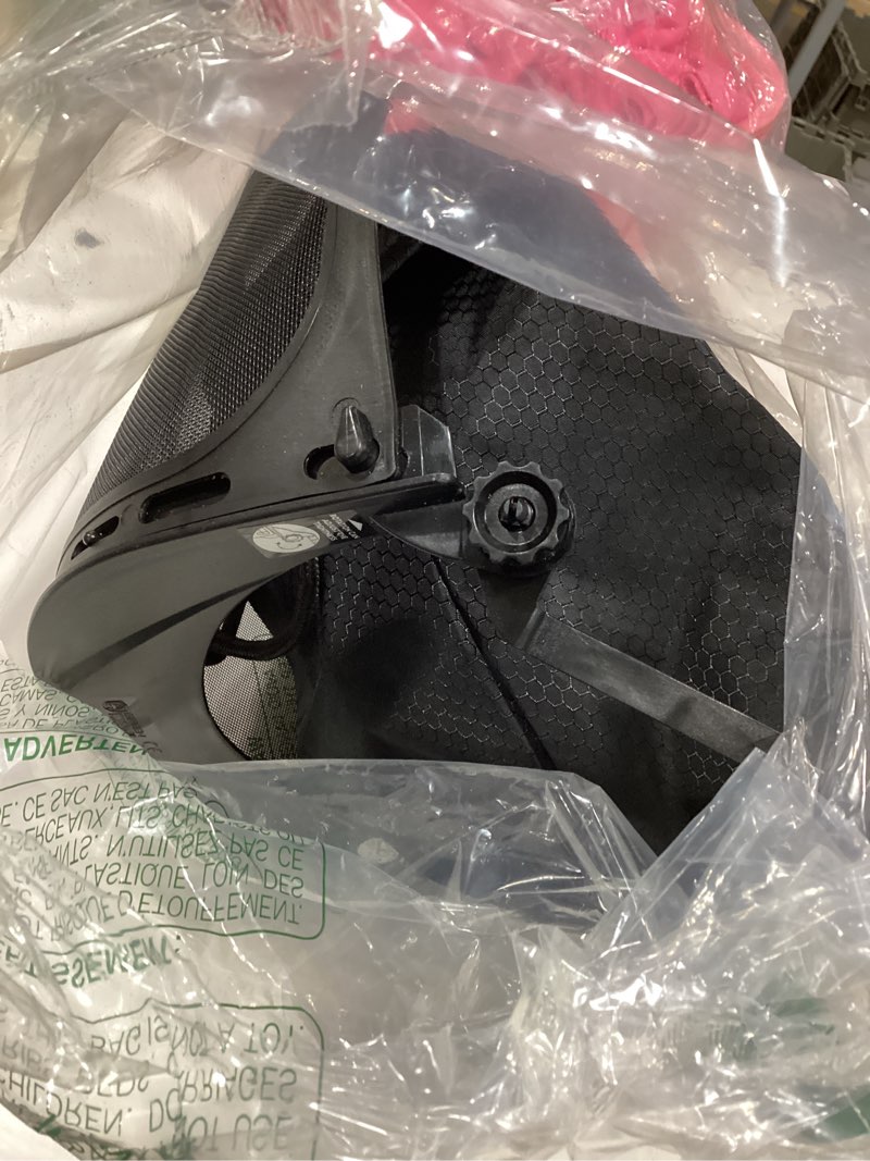 Condition photo showing As Is for GREEN DEVIL Chainsaw Safety Protective Helmet Forestry Helmet with Build-in Visor Mesh Face Shield Ear Muffs 4 in 1 Ideal for Arborist Tree Work DIY Outdoor Logging Hard hat Black