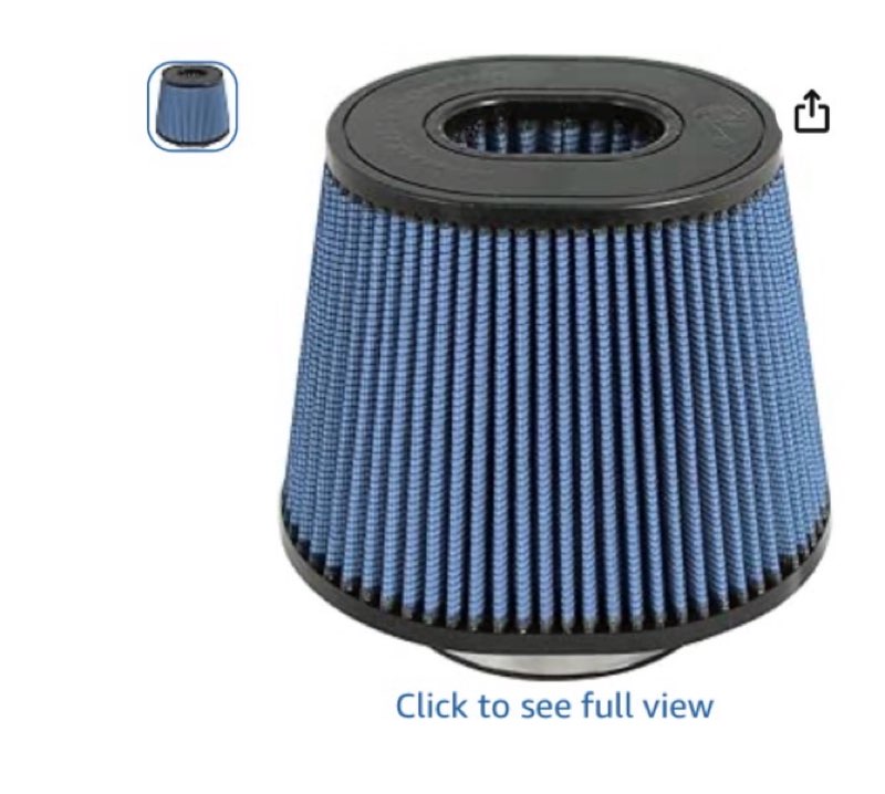 afe power magnum force intake replacement air filter w/pro 5r oiled media 5 in f x (9x7-1/2) in b x (6-3/4x5-1/2) in t x 7 in h #24-91064 pro 5r - 5 layer oiled media