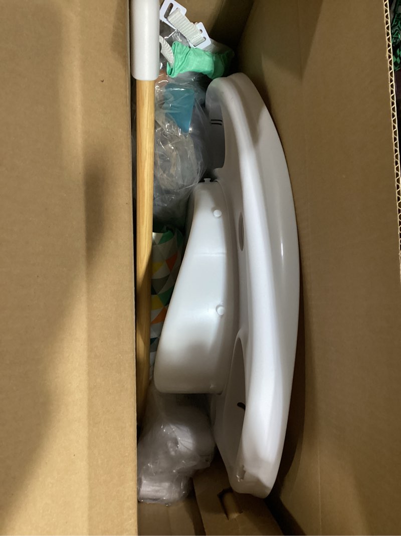 Condition photo showing Good Condition for Evenflo Exersaucer Woodland Wonder Baby Activity Center - 13+ Colorful Activities with Full 360-Degree Spin and Enhanced Springs for Bouncing Fun