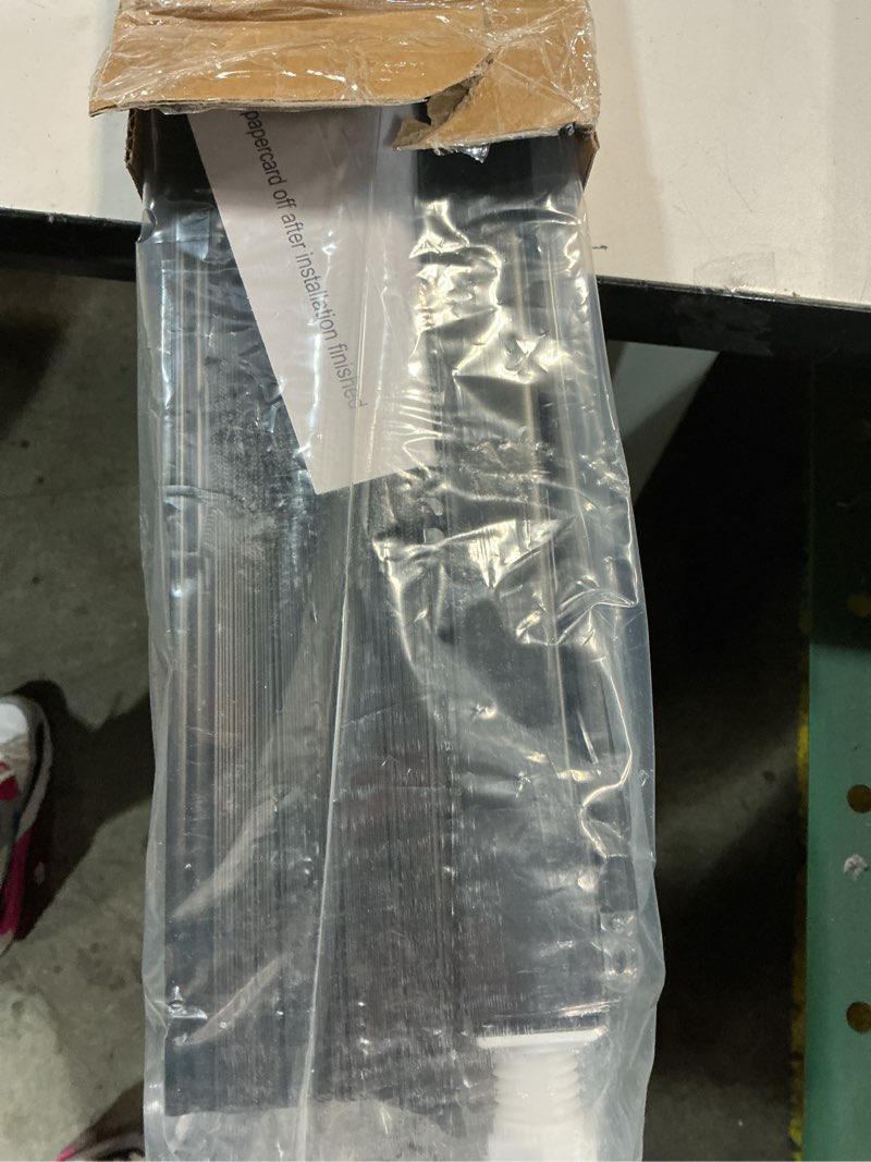 Condition photo showing Good Condition for no drill blinds for windows 1" vinyl l-shaped slats cordless mini blinds for home, for window size 27" w × 48" h black black 27" w × 48" h