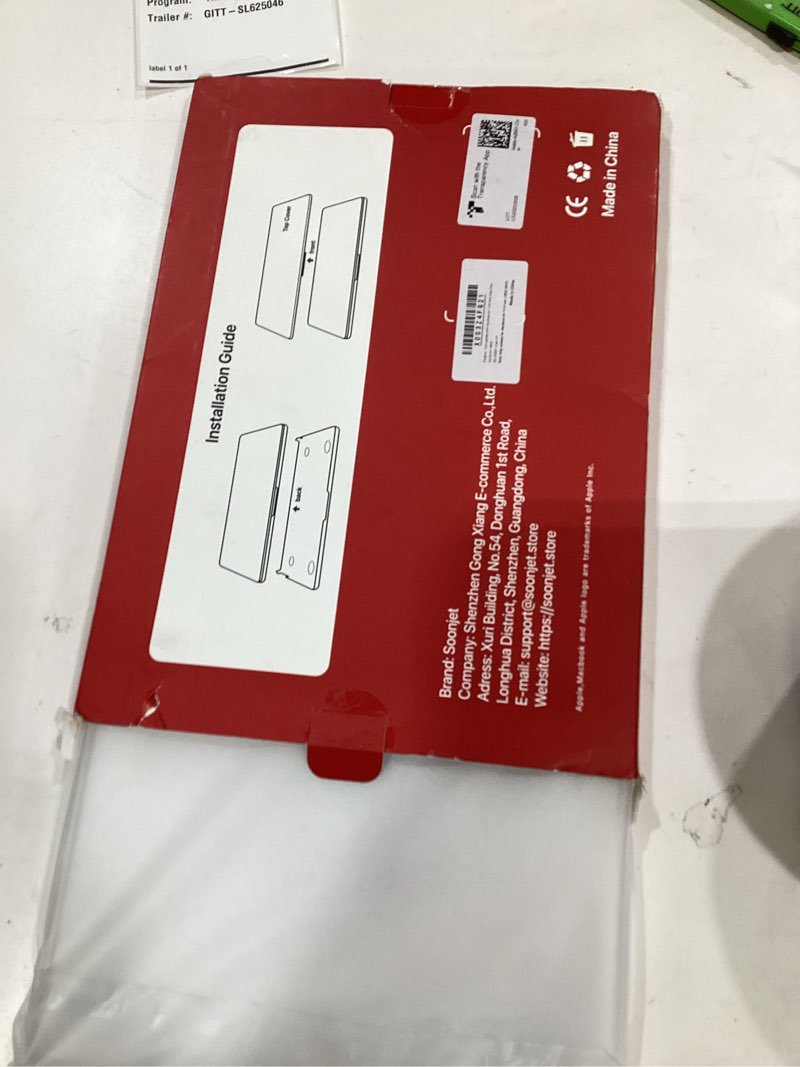 Condition photo showing New/Like New for Matte Case for MacBook Air 13/13.6-inch (M4/M3/M2, 2022–2026 Models A3240 A3113 A2681), Lightweight | Scratch & Fingerprint Resistant | Closes Seamlessly | Ideal for Work, Travel & Study Matte Clear