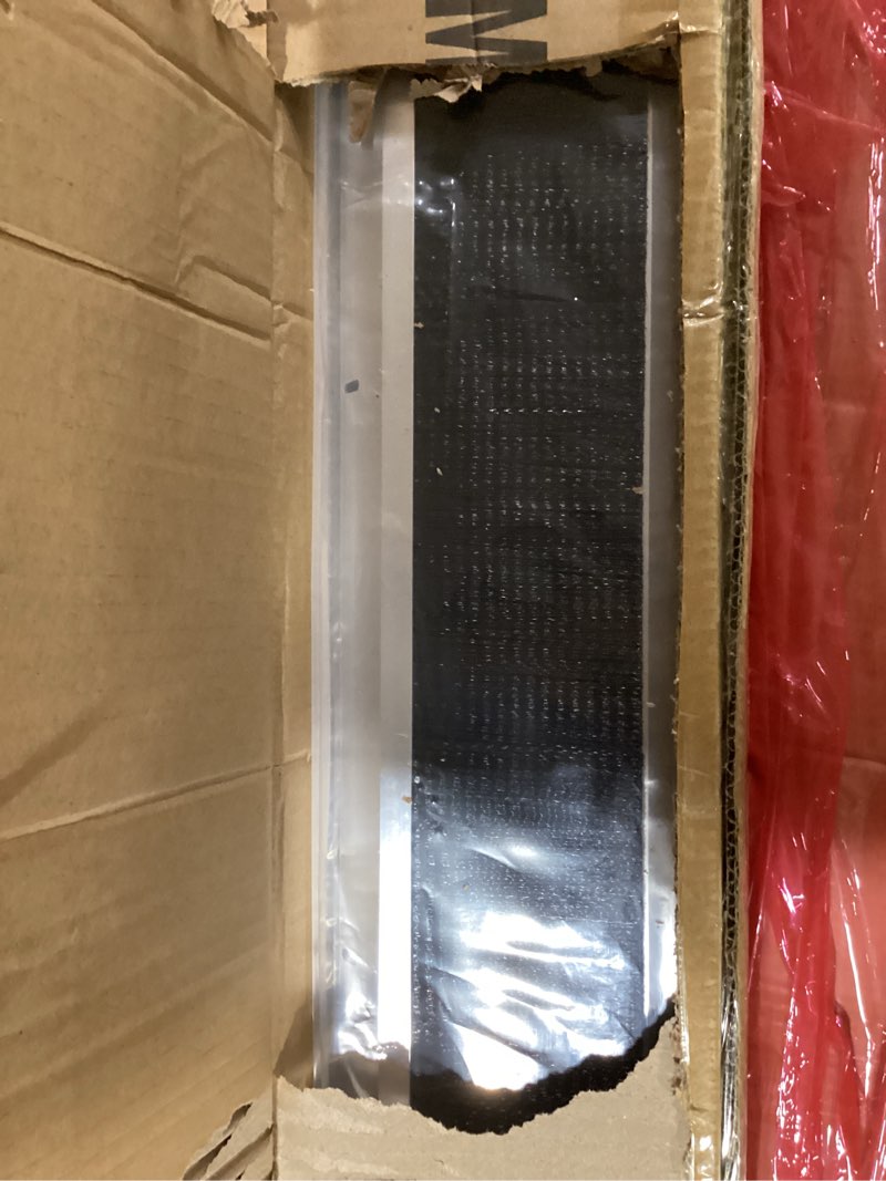 Condition photo showing Good Condition for 3" garage brush seal kit for roll-up doors 10 x 10ft heavy duty nylon brush with aluminum track weatherproof commercial door bottom seal for warehouse, energy saving, pest proof, black
