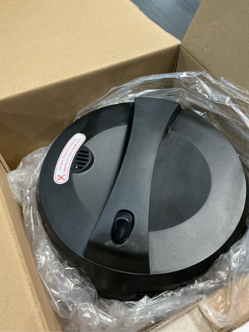 Condition photo showing As Is for Aroma Housewares Professional Plus ARC-5000SB 20 Cup (Cooked) Digital Rice Cooker, Food Steamer, Slow Cooker, Stainless Exterior/Nonstick Pot, Silver, Black, 10-cup uncooked/20-cup cooked/4QT