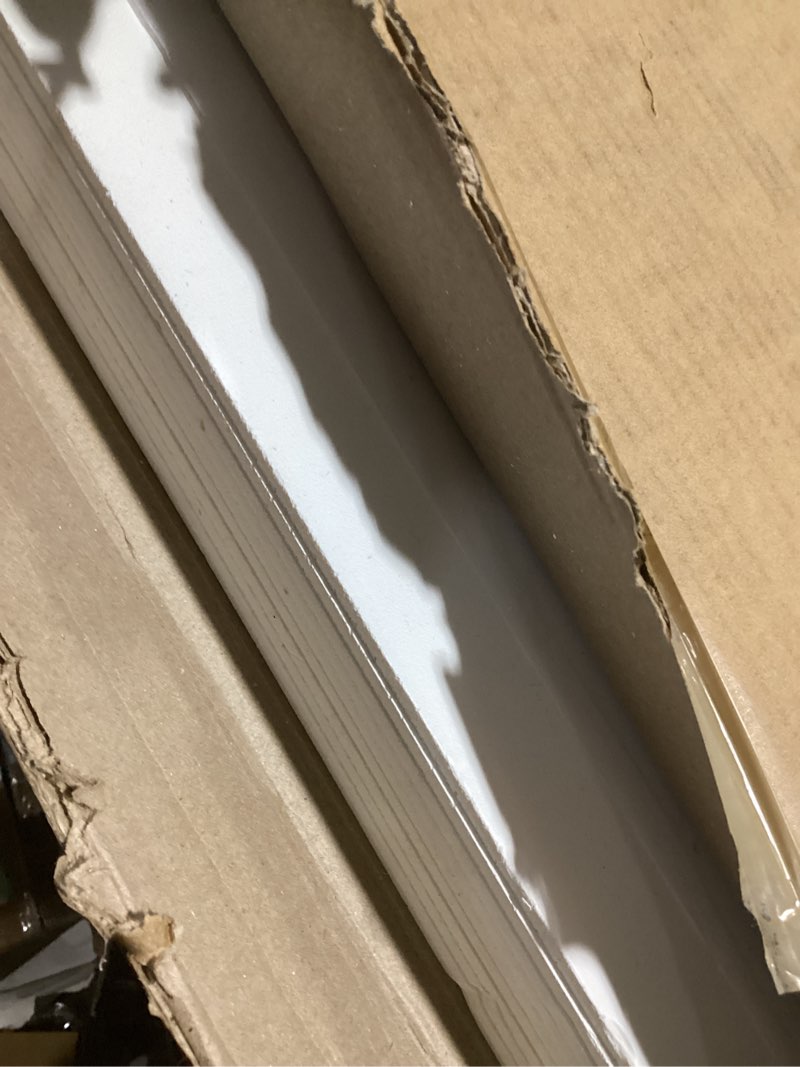 Condition photo showing Good Condition for 2ft x 4ft drop ceiling tiles?smooth white pvc ceiling panel 24 x 48in. waterproof, washable and fire-rated - reusable - high-grade pvc to prevent breakage-package of 10 tiles white 2ftx4ft