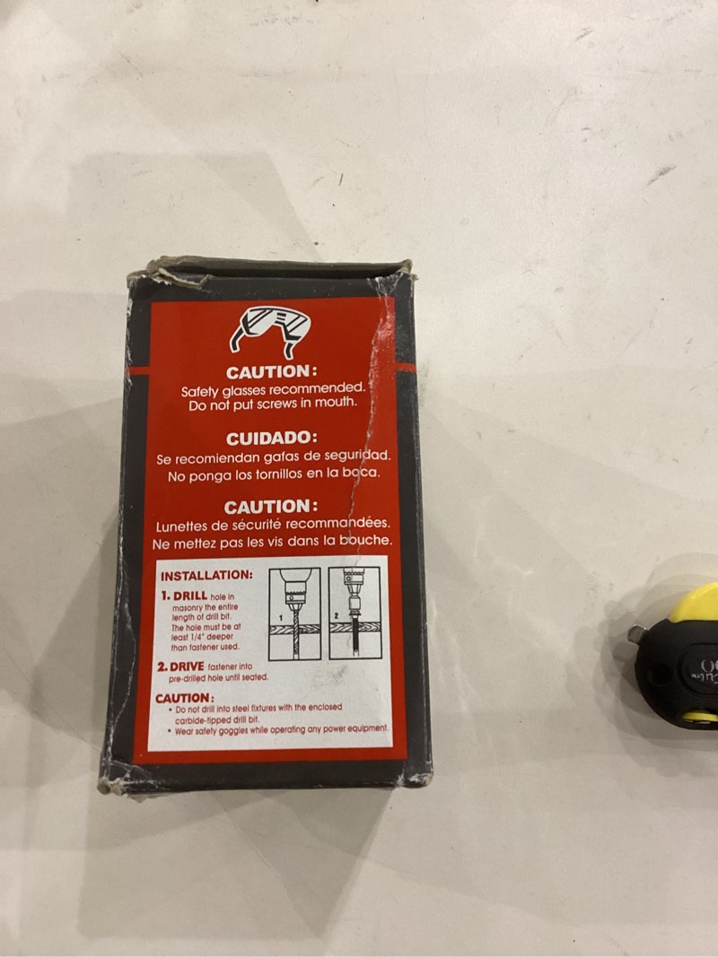 Condition photo showing As Is for Midwest Fastener Screw CNCRT PHLPS SS3/16X2-1/4 M54467