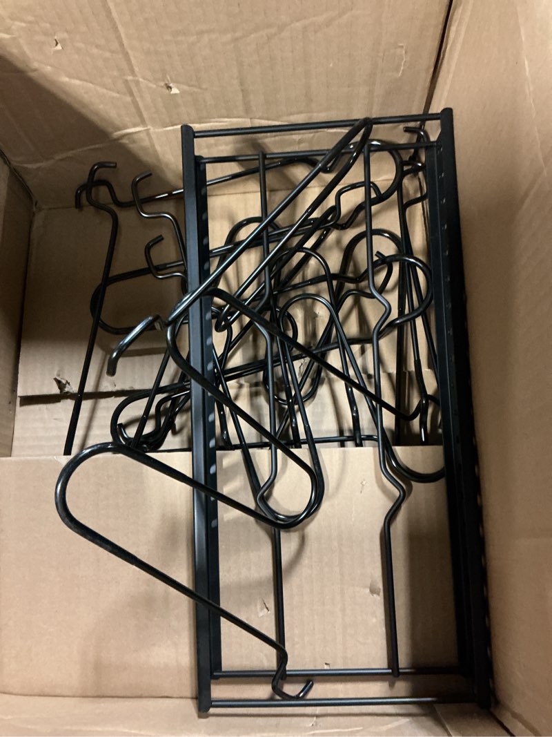 Condition photo showing As Is for ORDORA Pots and Pans Organizer for Cabinet 16.61 Height, 8 Tier Pot Organizers Rack with 3 DIY Methods, Adjustable Pan Organizer under Cabinet Kitchen Organization and Storage M-16.61"H-LightDuty