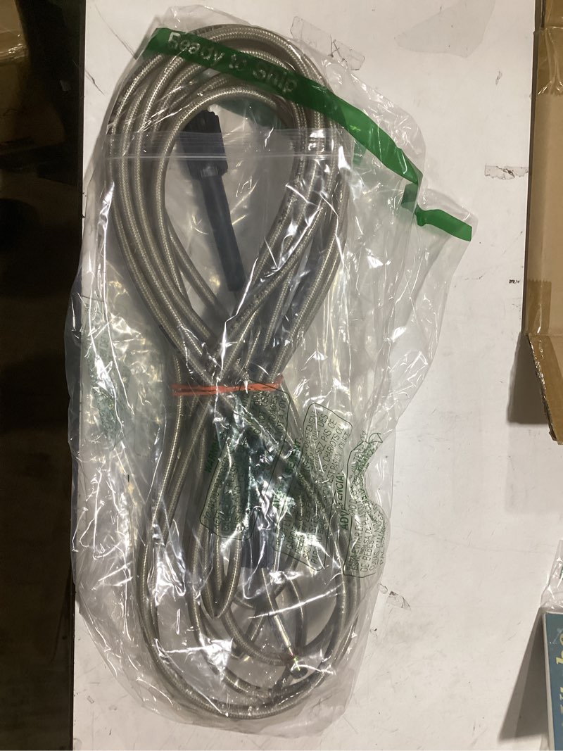 Condition photo showing As Is for 30ft pressure washer hose compatible with greenworks model 5200402, durable reinforced high pressure hose replacement fits for most greenworks washers ?2000 psi, 1/4 inch quick connect