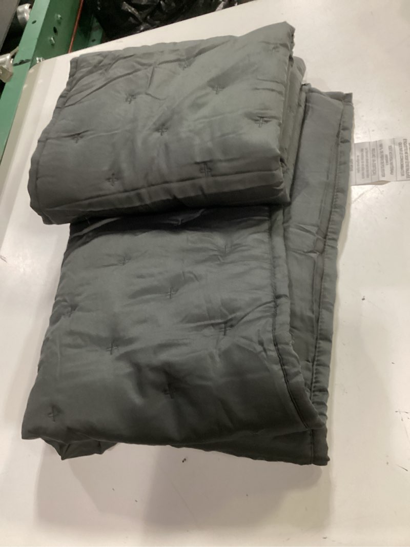 Condition photo showing Good Condition for quince aloe 2 pillow cases gray king