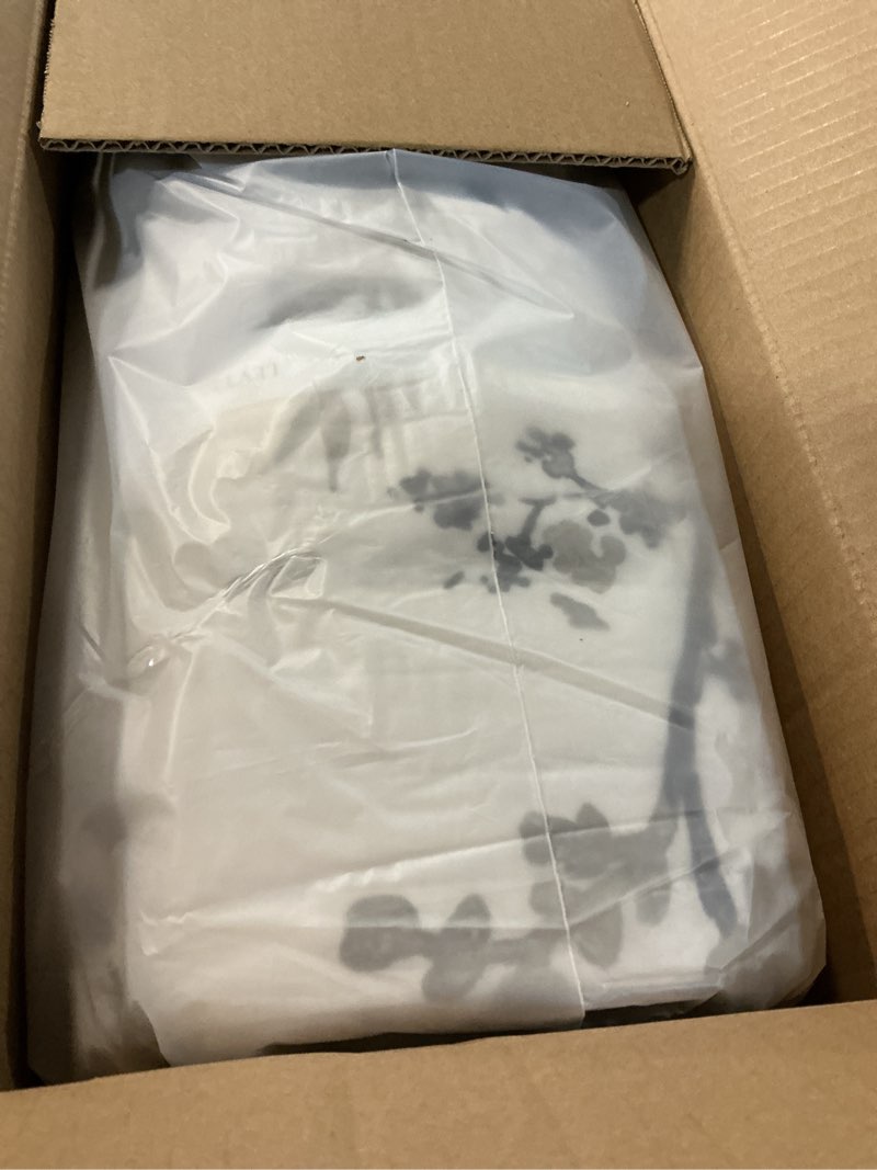 Condition photo showing Good Condition for levtex home pisa reversible full/queen quilt set (88x92in) with 2 pillow shams (26x20in) - floral peacock - grey, taupe - 100% cotton full/queen size quilt bedding set - lightweight, soft, pre-washed quilt full/queen