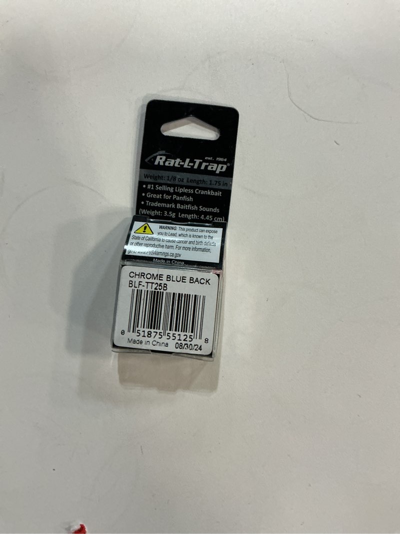 Condition photo showing New/Like New for rat-l-trap lures tiny-trap  1/8 oz