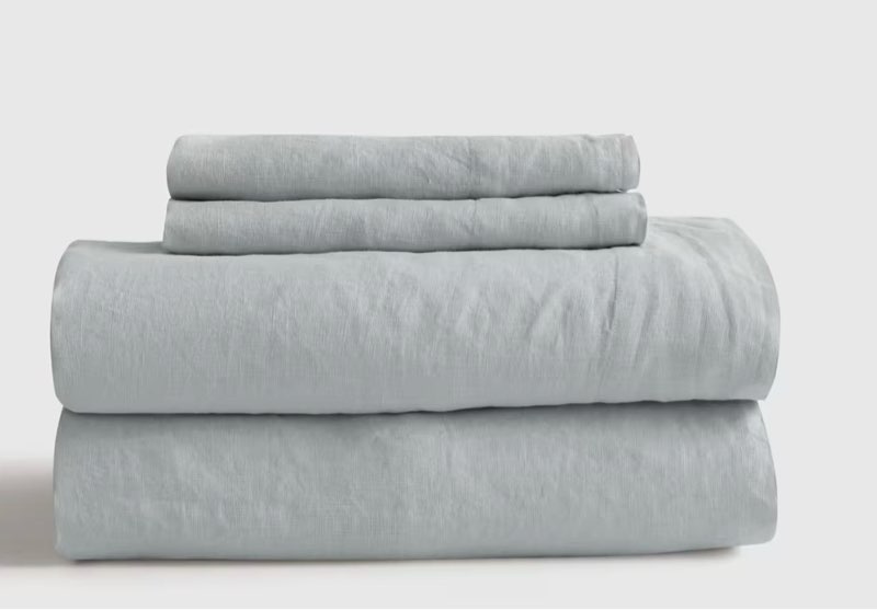 quince european linen sheet set, full