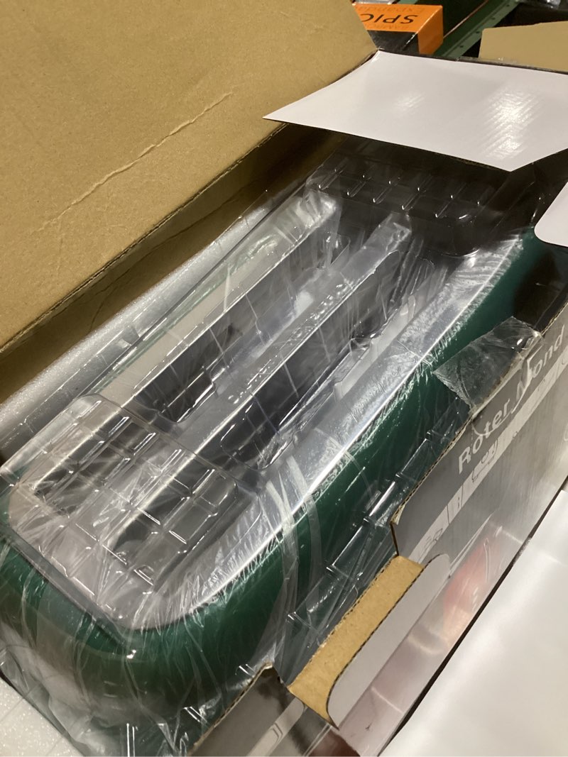 Condition photo showing Good Condition for roter mond 4 slice toaster retro stainless steel toaster with bagel, cancel, defrost function and 6 bread shade settings bread machine, long extra wide slots and removable crumb tray, green