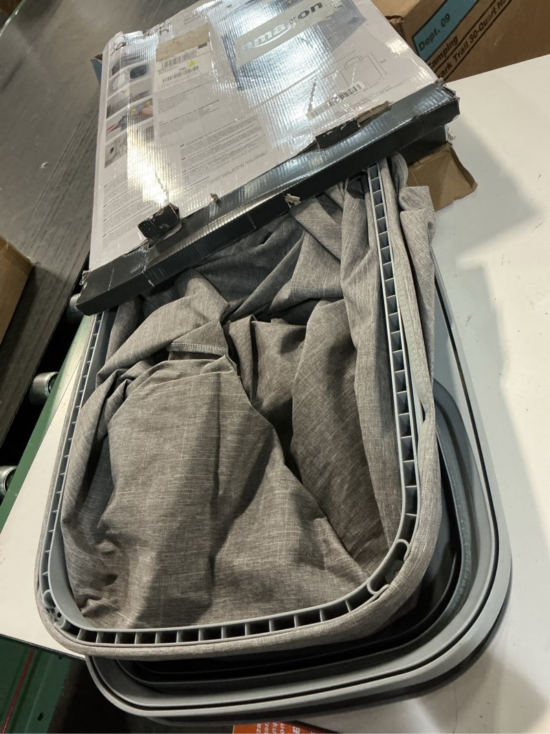 Condition photo showing Good Condition for joseph joseph tota 90 liter/23.8 gallon laundry hamper separation basket with lid, 2 removable washing bags with handles - gray dual grey 90l