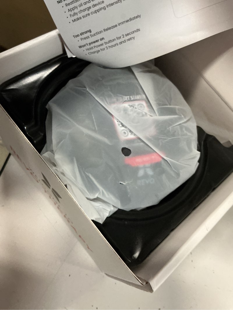 Condition photo showing Good Condition for REVO The Original 4-in-1 Smart Cupping Therapy Massager, Red Light Therapy for Targeted Pain Relief, Knots, Aches, Muscle Soreness, Circulation & Tighter Skin, Portable Cupping Kit 1 Pack