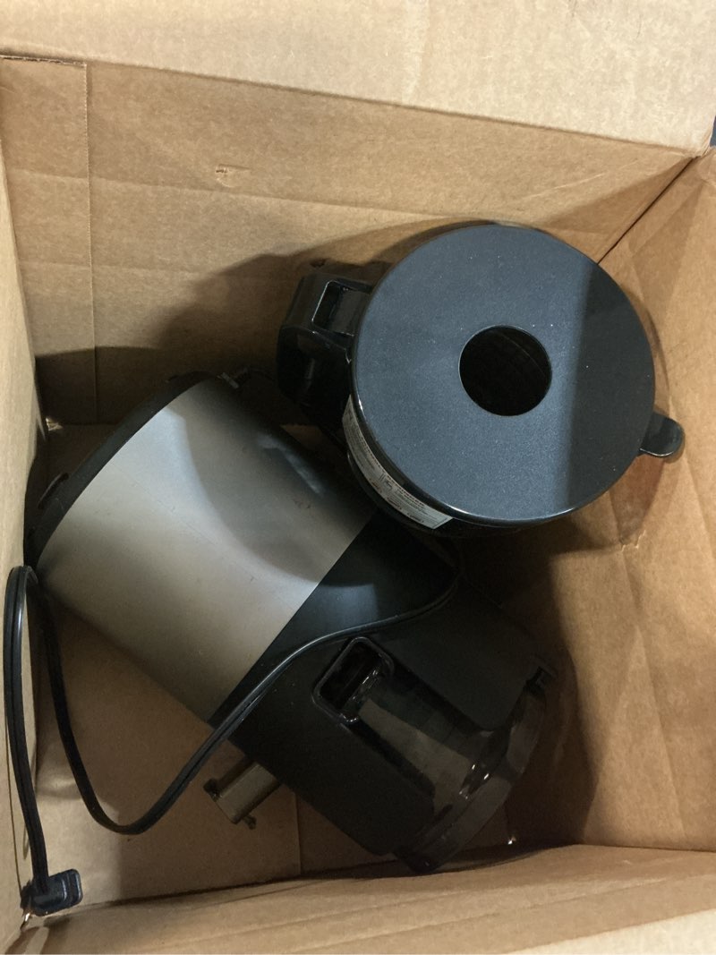 Condition photo showing As Is for juicer machines with 5.8" large feed chute, slow masticating cold press juicer for whole fruits & vegetables, easy to clean design, high juice yield home juicer for daily wellness