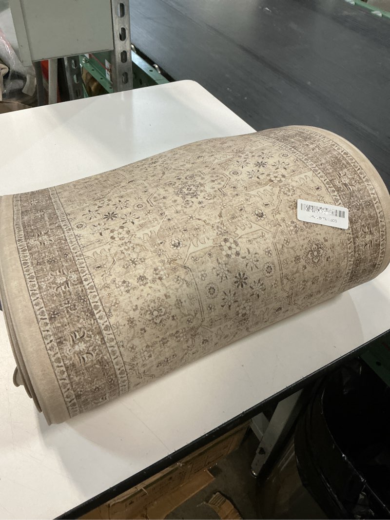 Condition photo showing Good Condition for pauwer anti fatigue kitchen floor mats set of 3, pvc foam padded kitchen rugs, non slip cushioned comfort standing mat, waterproof sink rug for small kitchen area, laundry room, khaki khaki 17.3''x28''+17.3''x36''+17.3''x48''