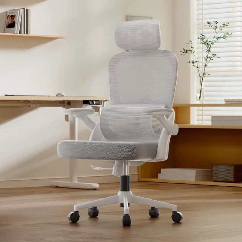 Msdizuo Office Chair ergonomically Designed with Breathable mesh backrest and Lumbar Support Adjusta