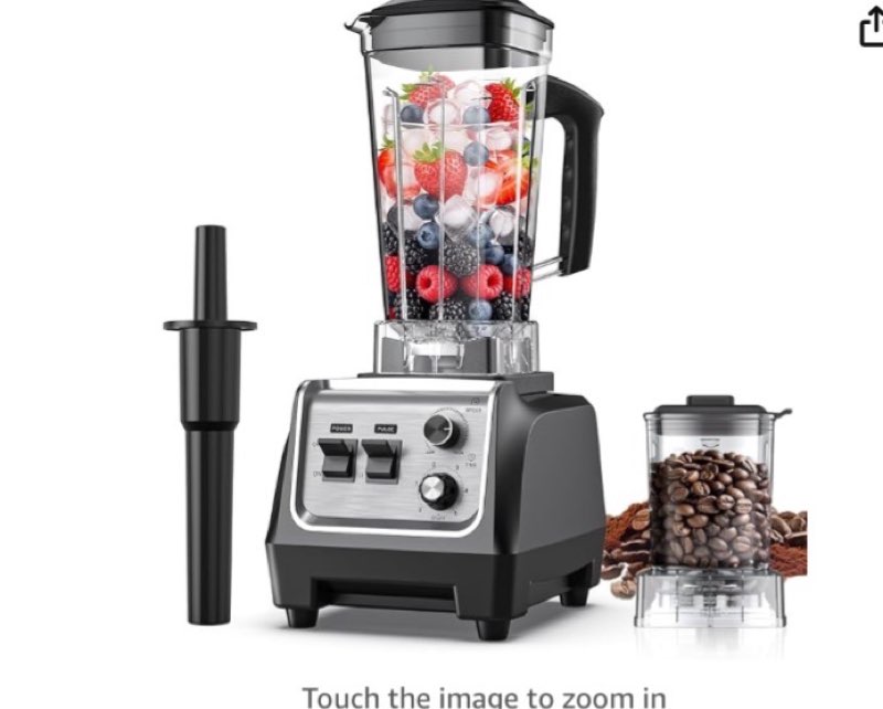 Blender for Smoothies with 1800 Watt Motor Powerful Countertop Blenders for Kitchen 70OZ Large Capacity Smoothie Blender and Grinder Combo for Ice Crush Frozen Drinks Puree